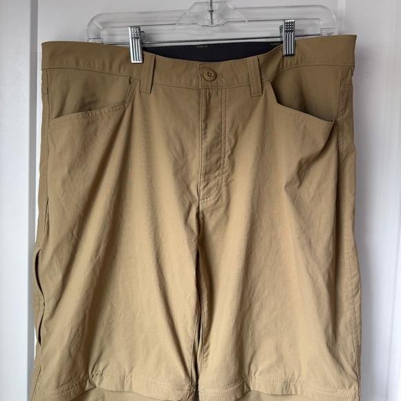 Eddie Bauer Men’s Khaki Convertible Tech Pants Size 36×30 Outdoor Hiking Nylon - Picture 2 of 9